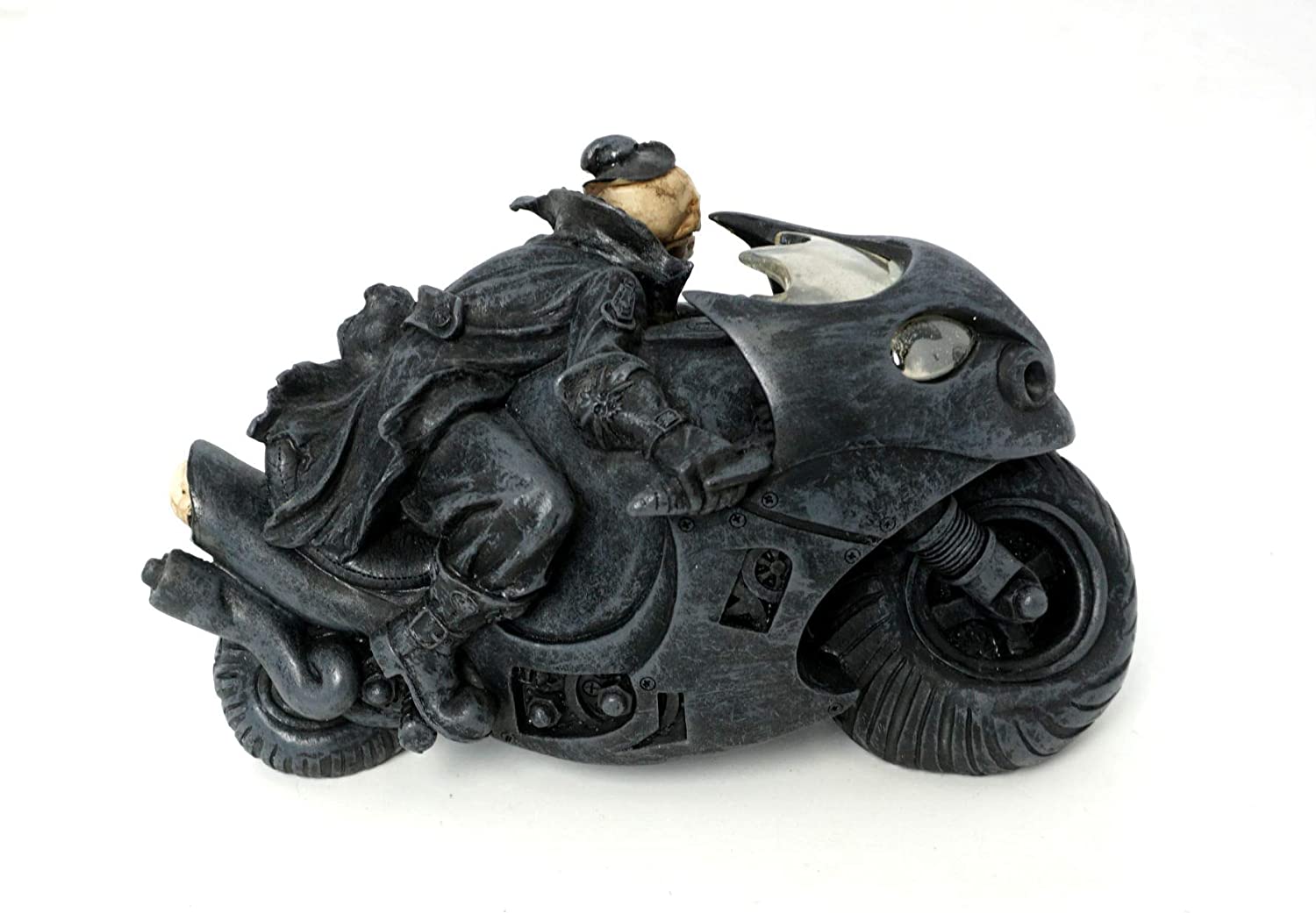 Nemesis Now Speed ​​Freak – Skelett-Motorradfahrer-Figur aus Kunstharz