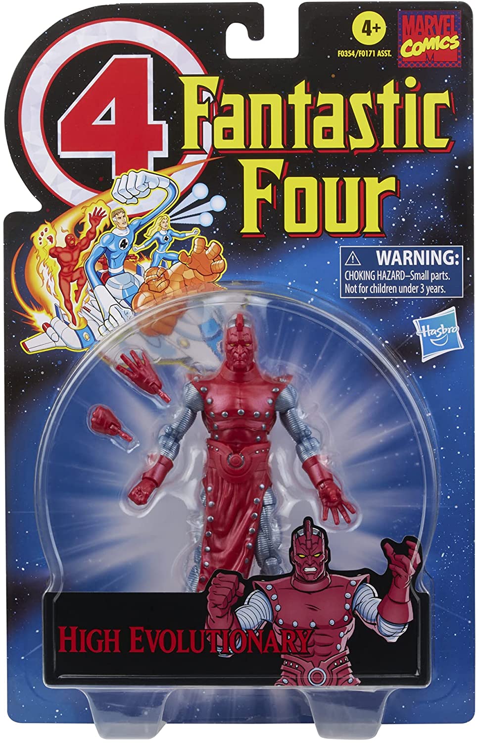 Hasbro Marvel Legends Series Retro Fantastic Four High Evolutionary 6 Zoll große Actionfigur – ab 4 Jahren 3