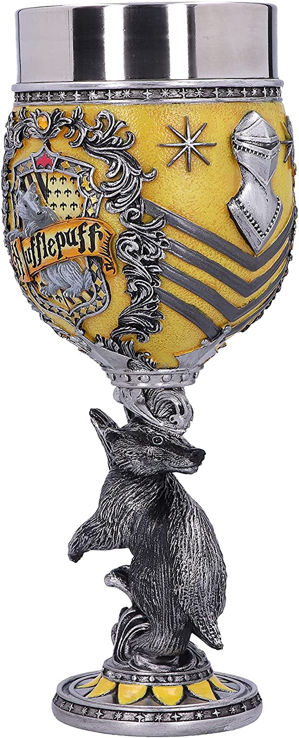 Nemesis Now – Harry Potter Hufflepuff Sammelkelch aus Kunstharz, Präsentationsbecher 6