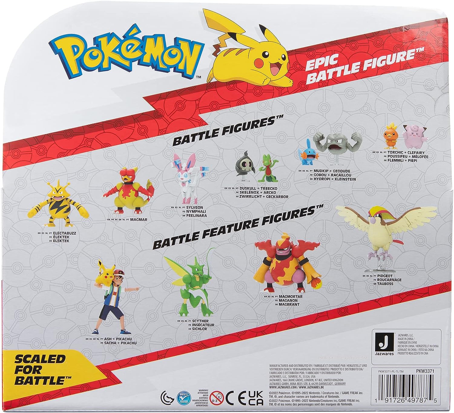 Pokémon Garados Epische Kampffigur – 30 cm große, bewegliche Actionfigur mit Ausstellungsständer 3
