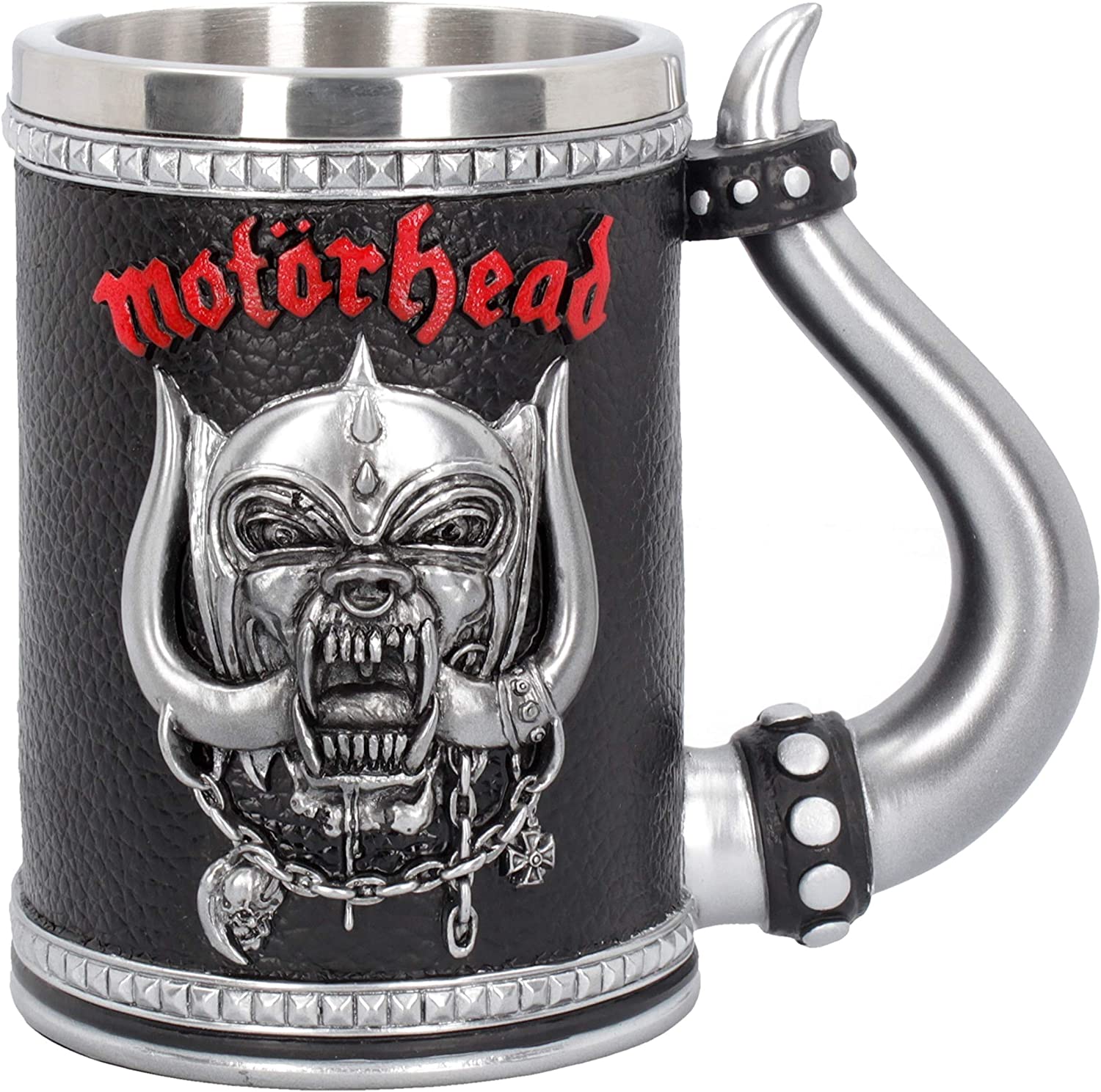 Nemesis Now – B4121M8 Motorhead War Pig Krug mit Edelstahleinsatz 4