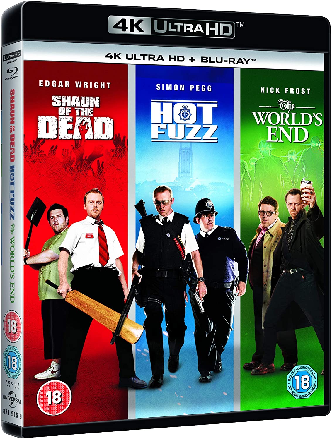 Shaun of the Dead / Hot Fuzz / The World's End: Die 4K-Kollektion [Blu-ray]