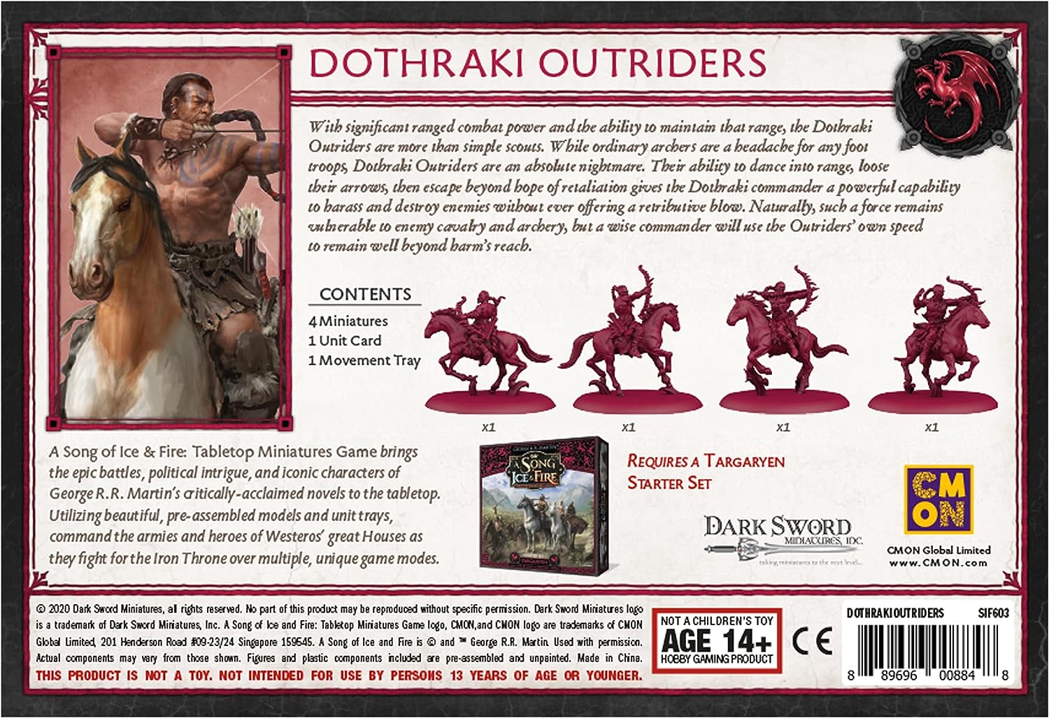 CMON: Das Lied von Eis und Feuer – Dothraki Outriders Unit Box