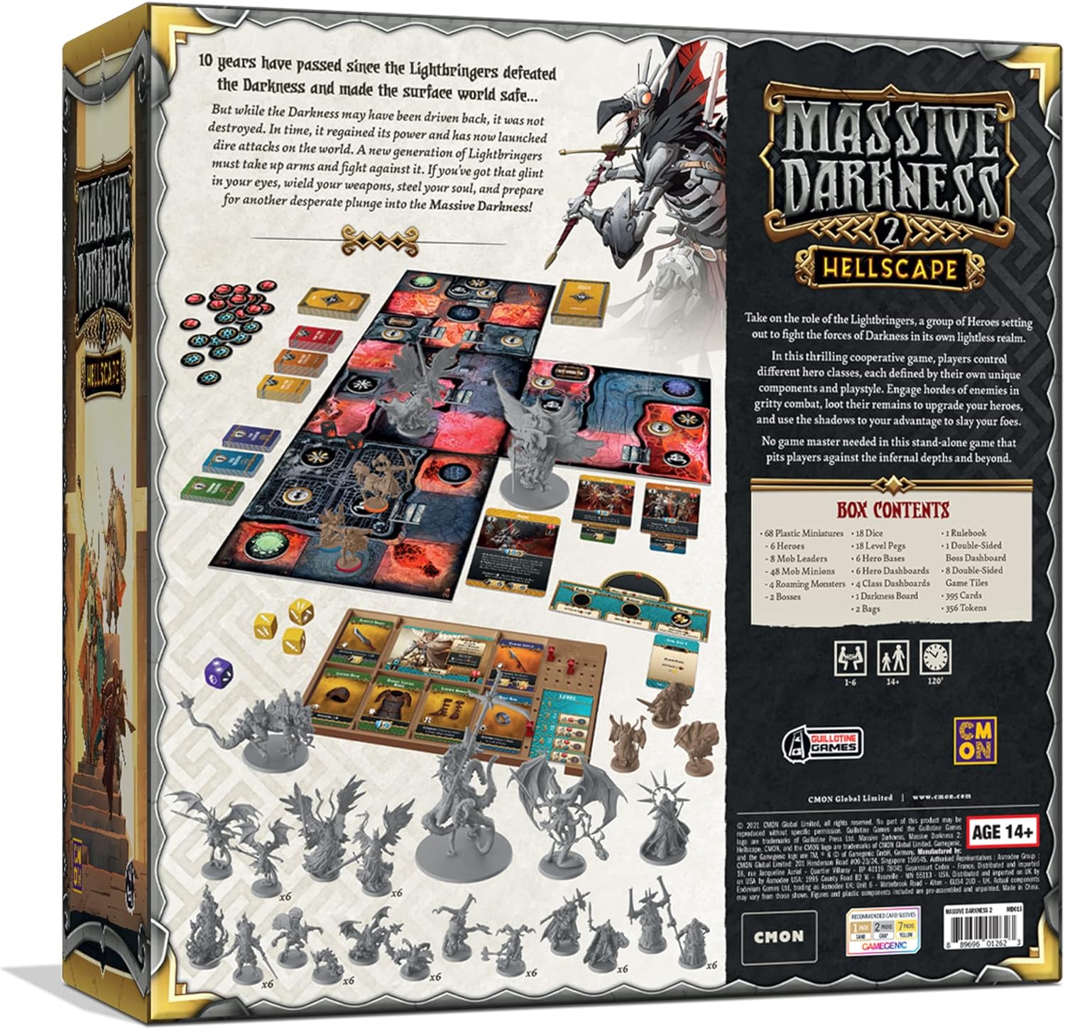 CMON Massive Darkness 2: Hellscape Brettspiel 3