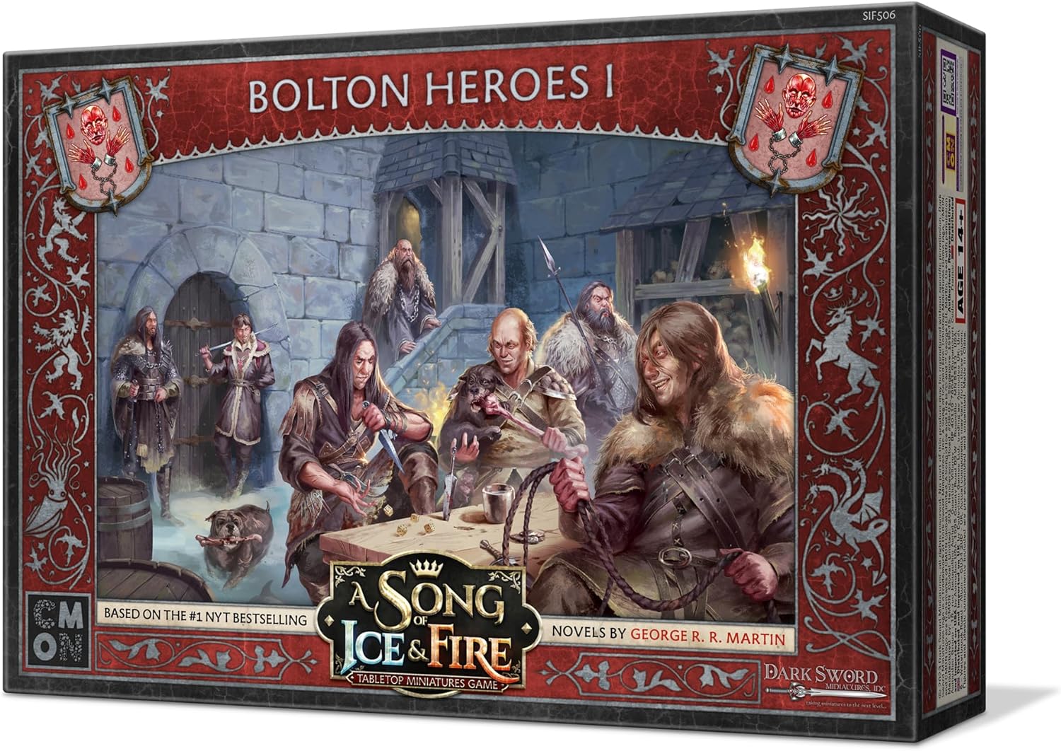 CMON – Das Lied von Eis und Feuer – Tabletop-Miniaturen – Bolton Heroes I – Box-Set