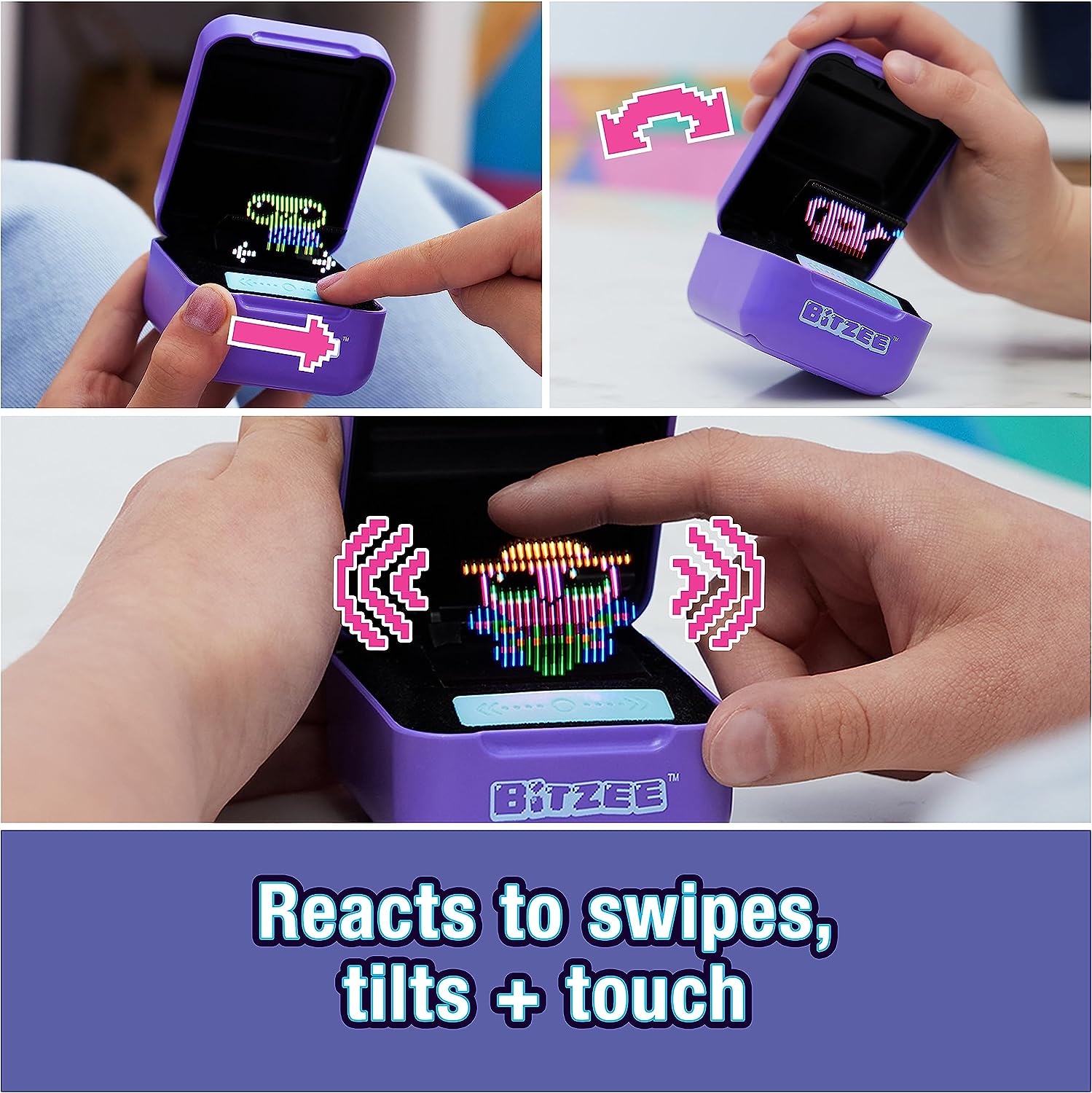 Bitzee Interactive Digital Pet – 15 sammelbare virtuelle Haustiere mit Touch &amp; Tilt-Gameplay
