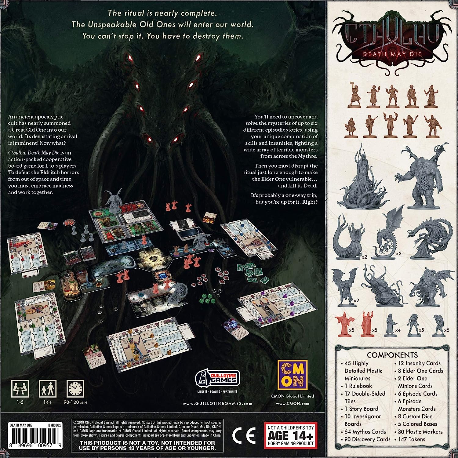 CoolMiniOrNot Cthulhu: Death May Die Board Game 2