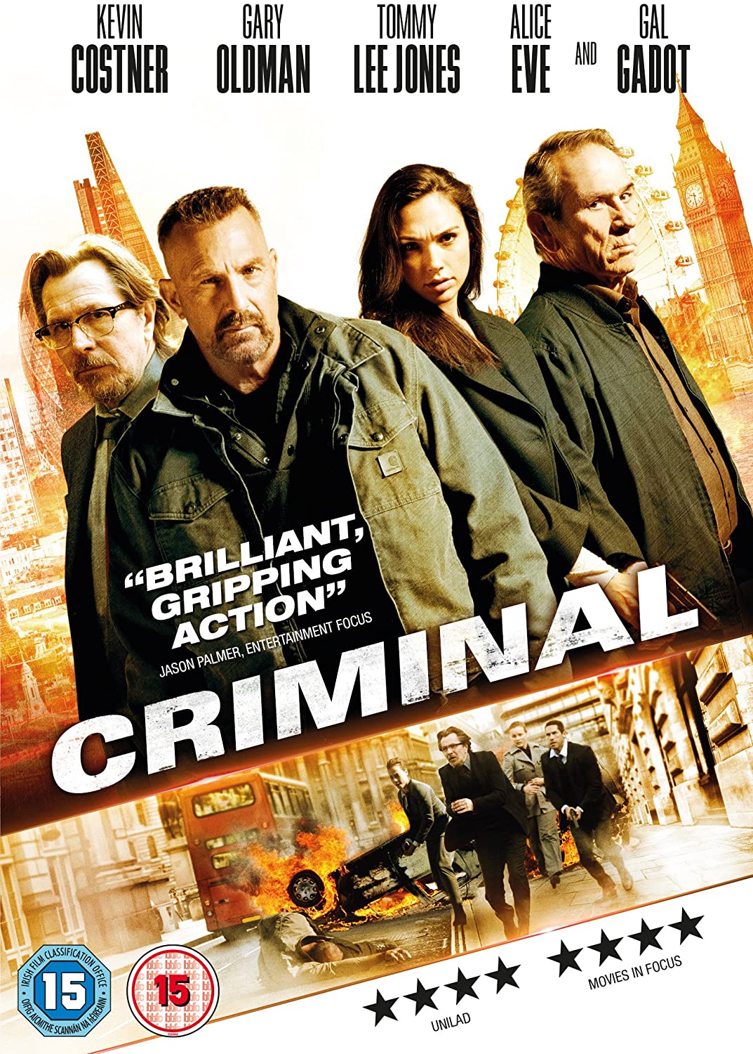 Criminal (2016) - Action Thriller [DVD] 1