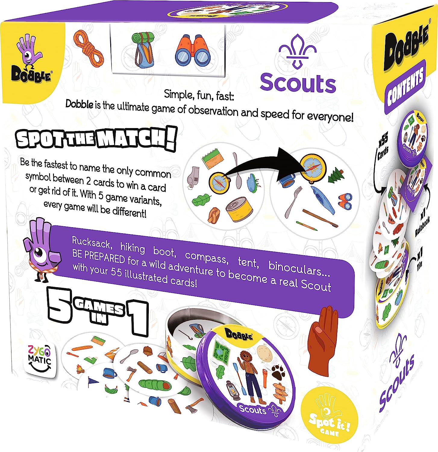 Asmodee Dobble Scouts Kartenspiel