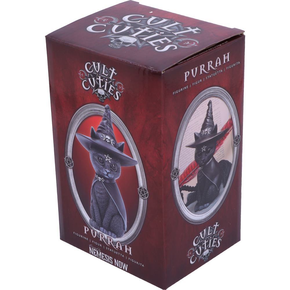 Nemesis Now Cult Cuties - Purrah Witches Hat Occult Cat Figurine 7