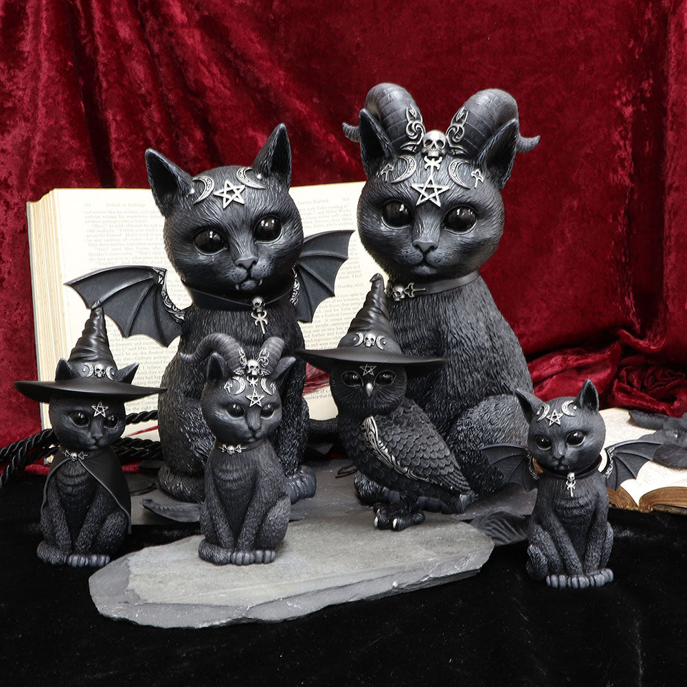 Nemesis Now Cult Cuties – Purrah Hexenhut Okkulte Katzenfigur